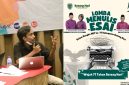 CEO Batang Hari Magazine, Muhamad Aryuda sampaikan ungkapan terima kasih kepada Bupati dan Bunda Literasi Batang Hari atas suksesnya penyelenggaraan lomba menulis esai.